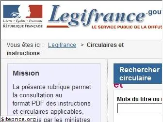 circulaires.legifrance.gouv.fr
