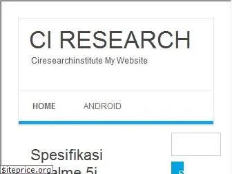 ciresearchinstitute.org