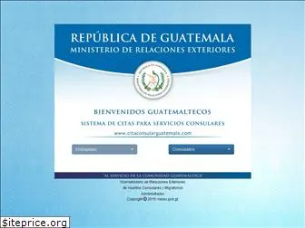 citaconsularguatemala.com