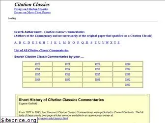 citationclassics.org