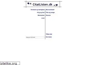 citatlisten.dk