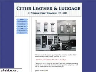citiesleatherandluggage.com
