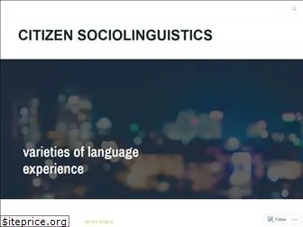 citizensociolinguistics.com