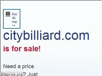 citybilliard.com