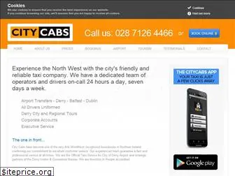 citycabsderry.com