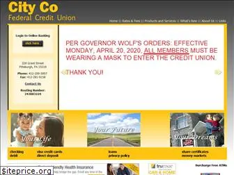 citycofcu.com