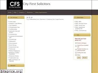 cityfirstsolicitors.com