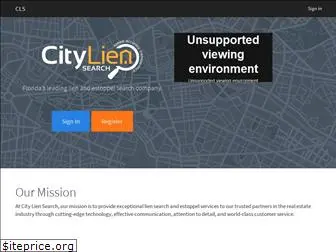 cityliensearch.com