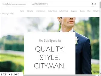 citymanmenswear.com
