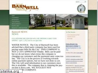 cityofbarnwell.com