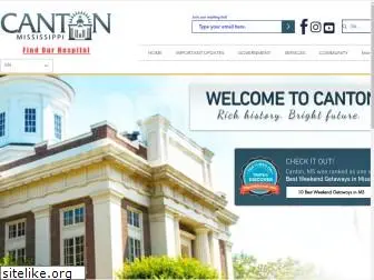 cityofcantonms.com