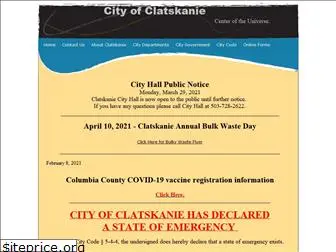 cityofclatskanie.com