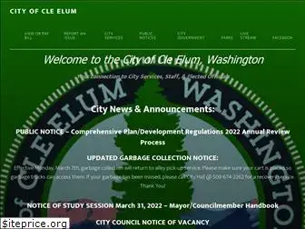 cityofcleelum.com