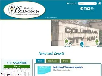 cityofcolumbiana.com