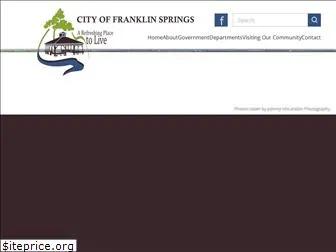 cityoffranklinsprings.com