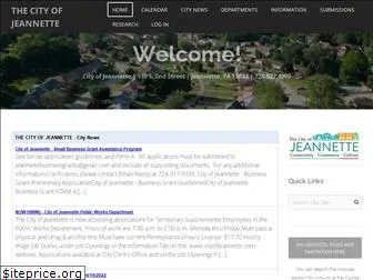 cityofjeannette.com