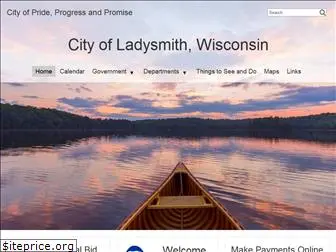 cityofladysmithwi.com