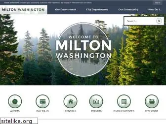 cityofmilton.net