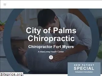 cityofpalmschiropractic.com
