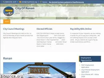 cityofronan.com