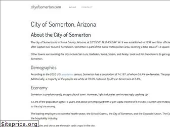 cityofsomerton.com