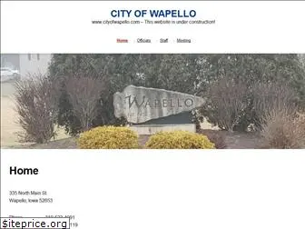 cityofwapello.com