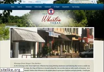 cityofwharton.com