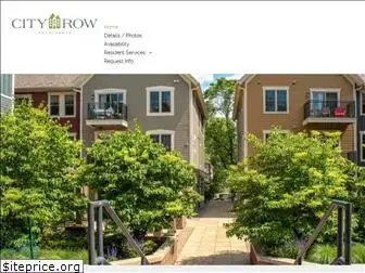 cityrowapts.com