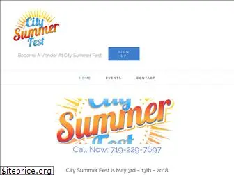 citysummerfest.com