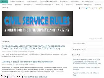 civilservicerules.com