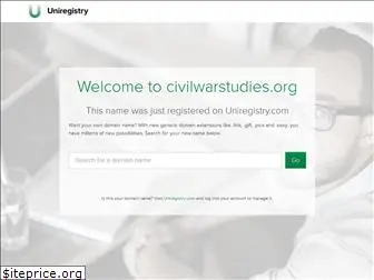 civilwarstudies.org