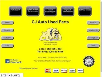 cjautousedparts.com