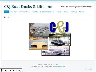 cjboatdocks.com