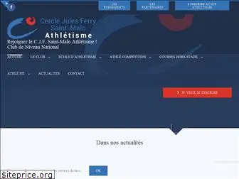 cjfathletisme-saintmalo.com