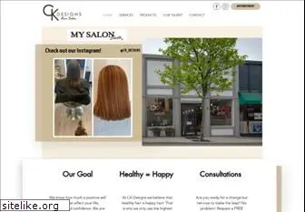 ckdesignshairsalon.com