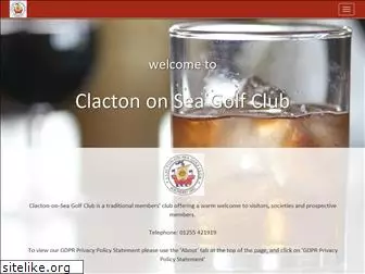 clactongolfclub.com
