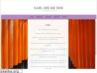 clairehereandthere.com