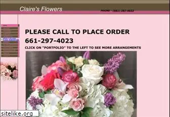 clairesflowers.com