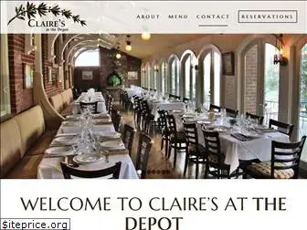 clairesrestaurant.com