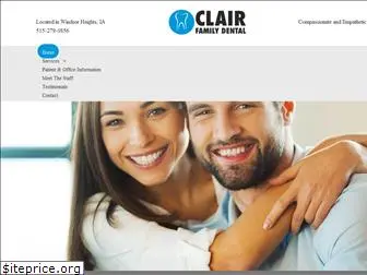 clairfamilydental.com
