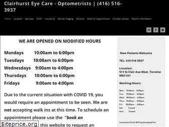 clairhursteyecare.com