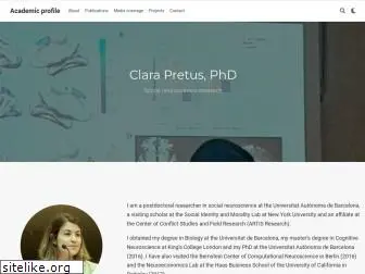 clarapretus.com