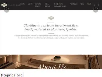 claridgeinc.com