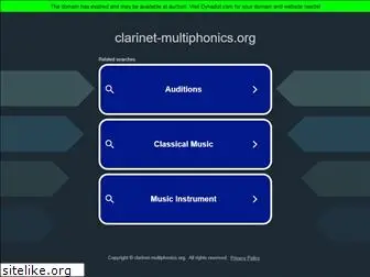clarinet-multiphonics.org