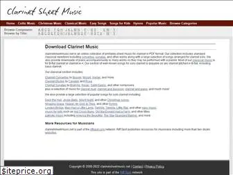 clarinetsheetmusic.net