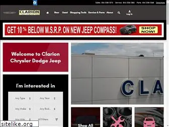 clarionchryslerdodgejeep.com