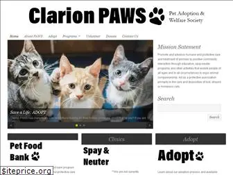 clarionpaws.org