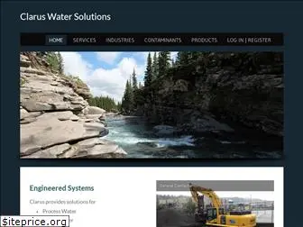 clariswatersolutions.com