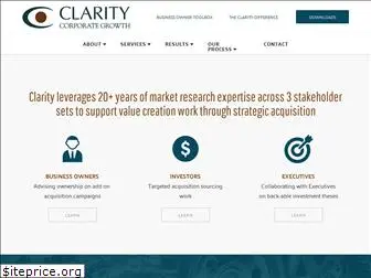 claritycorporategrowth.com