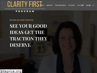 clarityfirstprogram.com